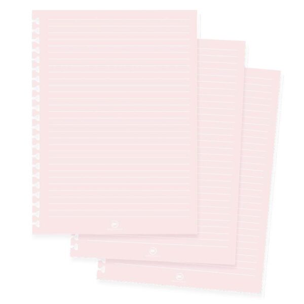 Refil de Folhas Caderno Smart Universitário Rosa